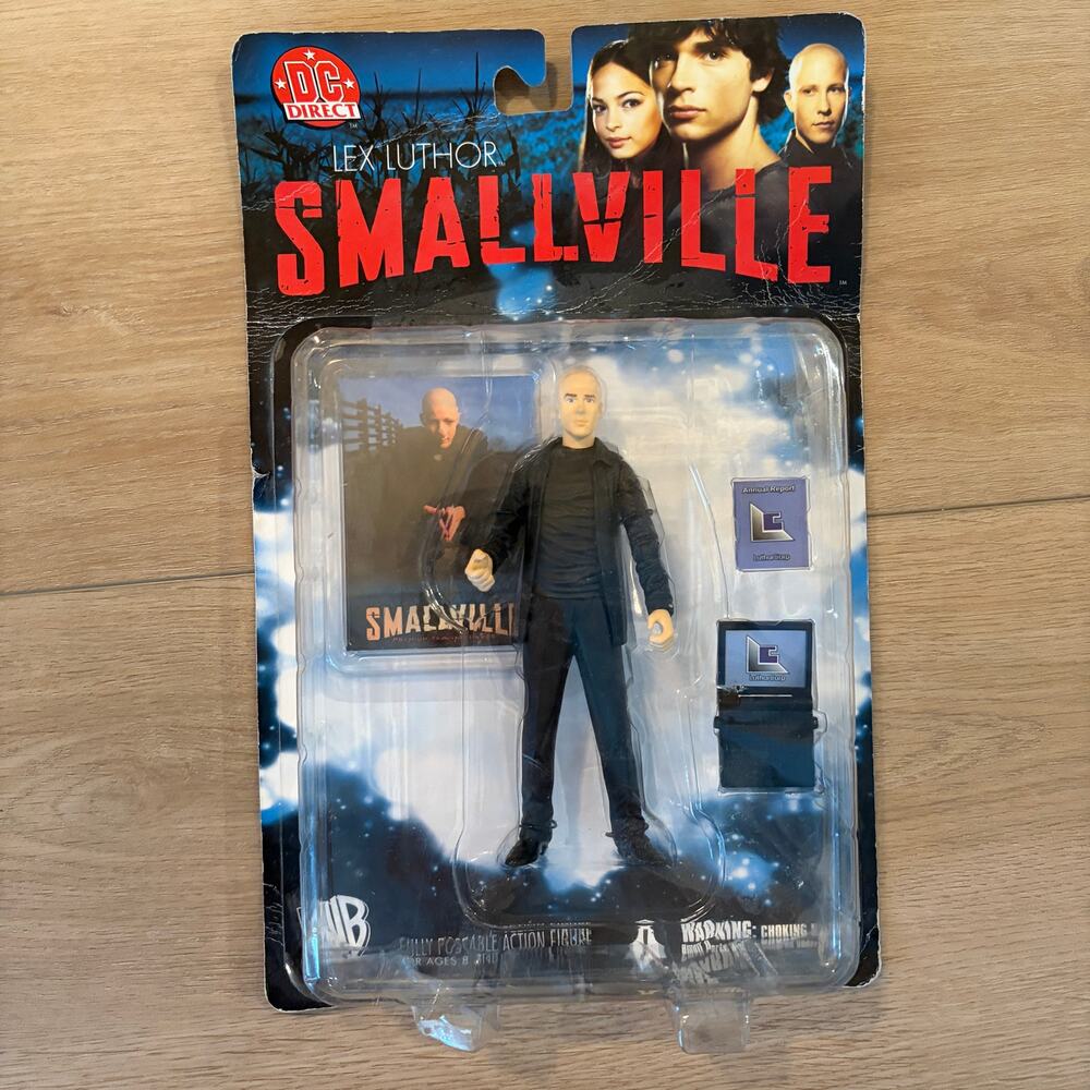 DC Direct Smallville Action Figure Fully Poseable Lex Luthor NEW